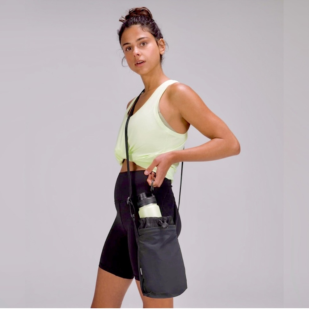 Lululemon 2.5L Black Water Bottle Crossbody Bag